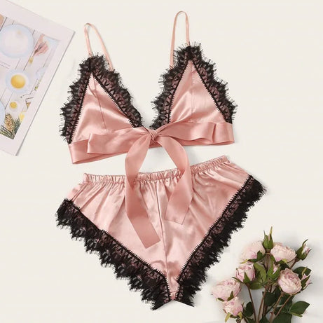 Sexy Babydoll Lingerie Sleepwear Pajamas Women's Lingerie Bumr